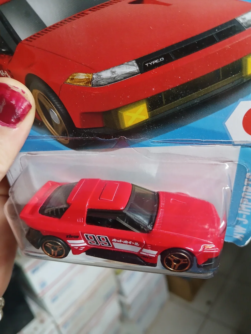 Hot Wheels Hako Type D in red from the 2025 HW J-Imports series (number 4/5, col